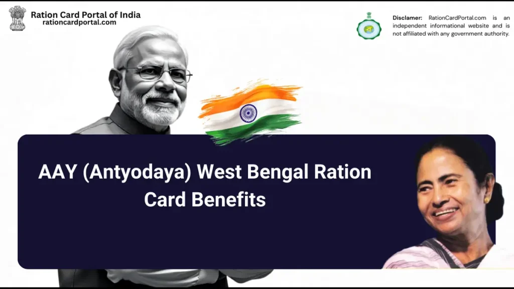 AAY (Antyodaya) WB Ration Card Benefits